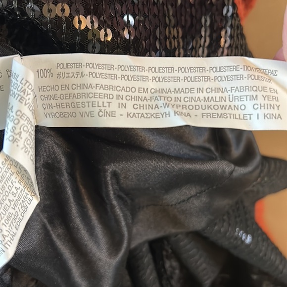 NWT RARE Zara Collection Black Sequin Embroidered Oaxacan Style Mini Dress - M - Picture 12 of 14